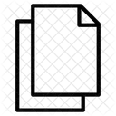 Duplicar Documento Copiar Icono