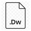 Adobe Dreamweaver Dw Tipo De Archivo Formato De Archivo Icono