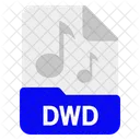 Dwd Archivo Formato Icono