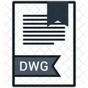 Archivo dwg  Icono