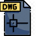 Archivo dwg  Icono