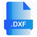 Dxf Extension Archivo Icono