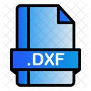 Dxf Extension Archivo Icono