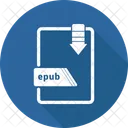 Epub Archivo Formato Icono