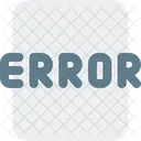 Archivo de error  Icono