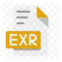 Archivo exr  Icono