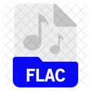 Flac Archivo Formato Icono