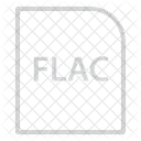 Flac Extension Archivo Icono