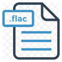 Flac Archivo Hoja Icono