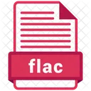 Flac Archivo Formatos Icono