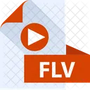 Archivo Flv Flv Formato De Archivo Icono