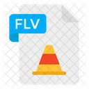 Archivo flv  Icono