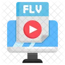 Archivo flv  Icono