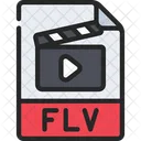 Archivo flv  Icono