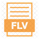Archivo flv  Icono