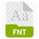 Archivo fnt  Icono