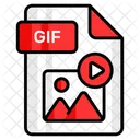 Gif Archivo Formato Icono