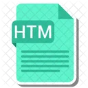 Htm Archivo Formato Icono