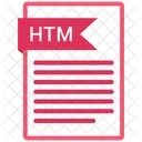 Htm Archivo Formato Icono