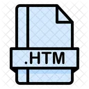 Archivo Htm Htm Archivo Icono