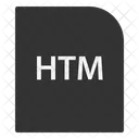 Htm Archivo Extension Icono