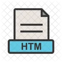 Htm Archivo Extension Icono