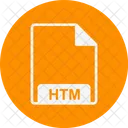 Htm Archivo Extension Icono