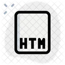 Archivo htm  Icono