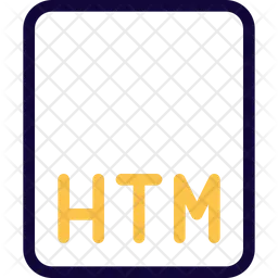 Archivo htm  Icono