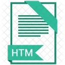 Htm Formato Documento Icono