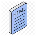 Archivo html  Icon