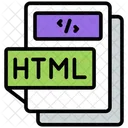 Archivo html  Icono