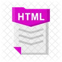 Archivo Html Documento Icono