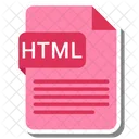 HTML Archivo Formato De Archivo Icono