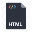 Archivo Formato Html Icono