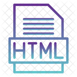 Archivo html  Icono