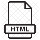 Archivo html  Icono