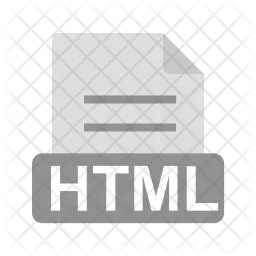 Archivo html  Icono