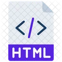 Archivo html  Icono