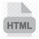 Archivo html  Icono