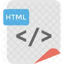 HTML Web Pagina Icono