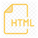 Archivo Secuencia De Comandos HTML Icono