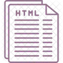 Archivo Html Documento Formato De Archivo Html Icono