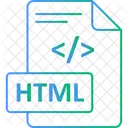 Archivo Html Documento Icono