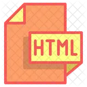 Html Formato De Archivo Archivo Icono