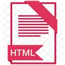 HTML Formato Documento Icono