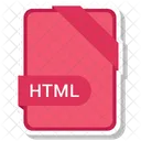 HTML Archivo Documento Icono
