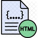 Archivo Html Computadora Documento Icono