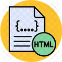 Archivo Html Computadora Documento Icono