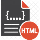 Archivo Html Computadora Documento Icono